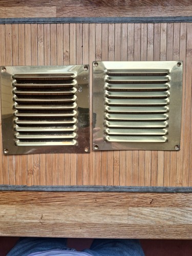 Solid brass door vents - door,