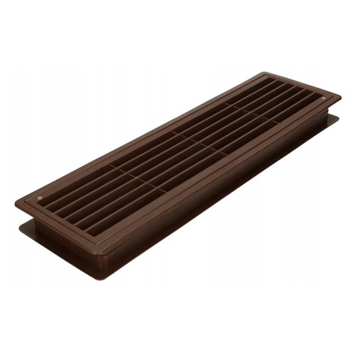 Brown bathroom door air vent - brown,