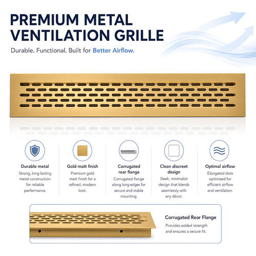 Metal ventilation grille - ventilation,