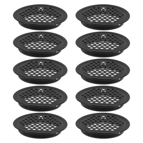 10pcs round stainless steel - 10pcs,
