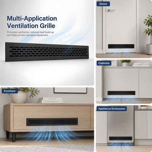 Rectangular metal air vent - metal,