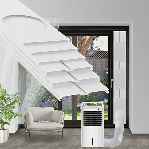 Portable sliding door vent - ac,