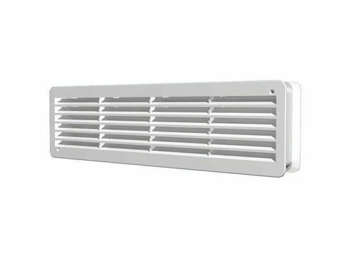 White bathroom door - door, vent