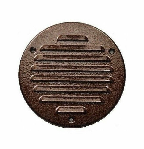 Metal brown circle - brown, vent