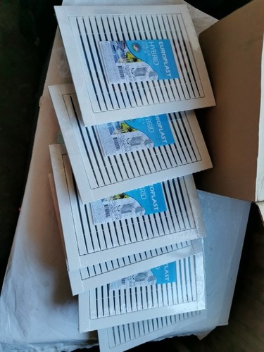 Six plastic access panels - six,