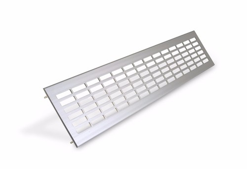 Silver air vent grille - silver,