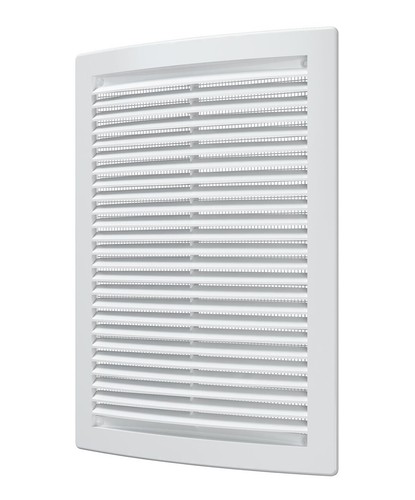 White air vent grille - white, 180mm