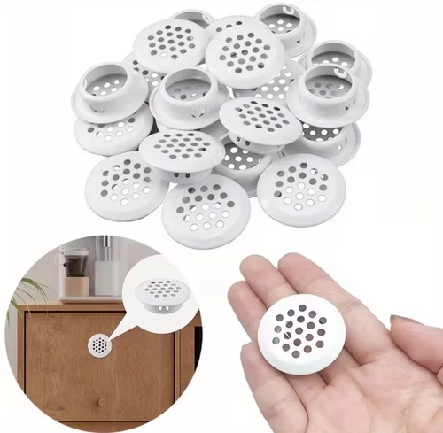 15x white round plastic - 15x, air