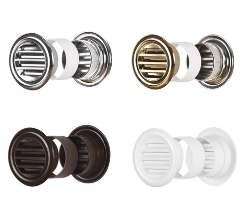 Round bathroom door air vent - bathroom,