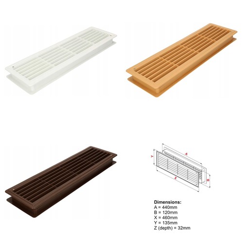 Bathroom door air vent - door,