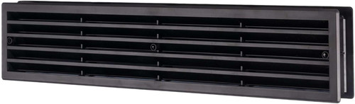 Black door air vent - black, grille