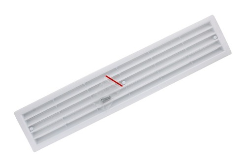 Louvred door vent plastic - louvred,