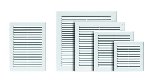 White air vent - grille, flat
